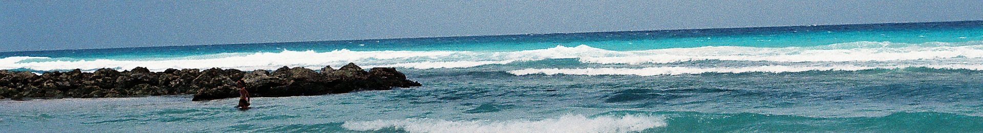Photograph: View of ocean from Barbados.