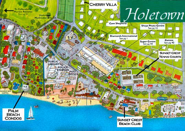 Map: Holetown, Barbados.