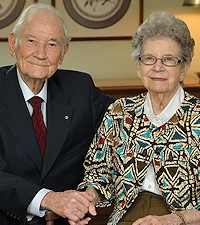 Photograph: Gordon and Margaret Lowry.