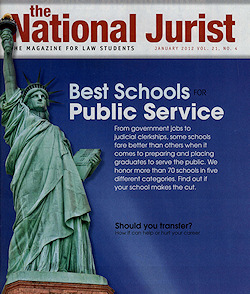 Graphic: Cover of January 2012 issue of National Jurist.