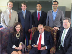 Photograph: Washburn Law Students with Senator Bob Dole