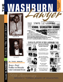 Graphic: Cover of volume 42, number 2 of Washburn Lawyer.