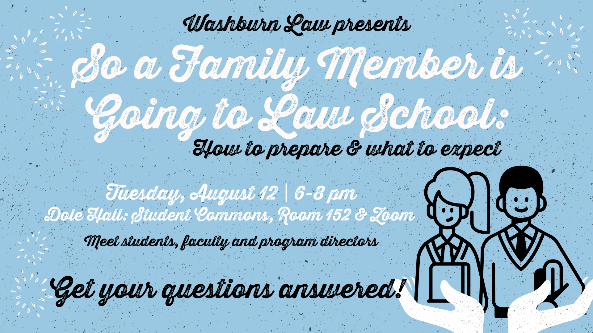 'So a family member is going to school?' event details