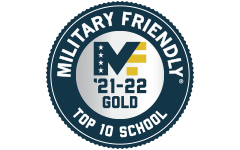 Graphic: Military Friendly logo.