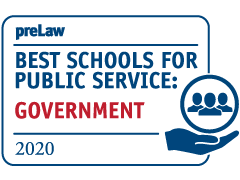 Graphic: preLaw magazine 2020 Public Service: Government Law School.