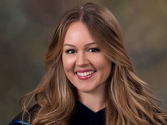 Photograph: Jennifer Salva, recognized by The National Jurist in 2019 as one of the top law students in the United States.