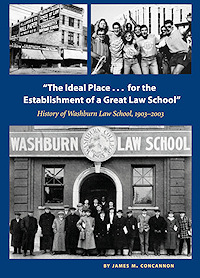 Graphic: Cover of History of Washburn Law School book.