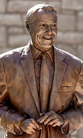 Photograph: Statute of Bob Dole on the Washburn University campus.