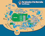 Graphic: Cave Hill campus map.