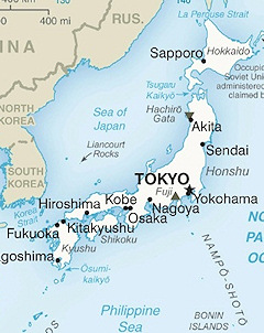 Map: Japan.