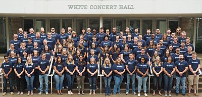 Photograph: Class photo of incoming Washburn Law students.