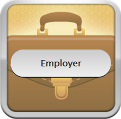 Image: Employers tab on Symplicity.