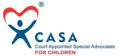 Logo: CASA of Shawnee County, Kansas.