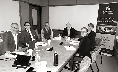 Photograph: Attendees at the 3rd annual Great Plains International and Comparative Law Colloquium held May 2017 at Washburn Law.