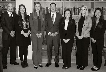 Photograph: Washburn Law's 2018 Jessup Moot Court team.