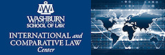 Logo: Washburn University International and Comparative Law Center.