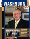 Graphic: Washburn Lawyer cover showing Dean Thomas Romig.