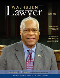 Graphic: Cover of volume 47, number 1 of Washburn Lawyer.