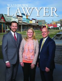 Graphic: Cover of volume 53, number 1 of Washburn Lawyer.