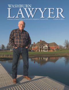 Graphic: Cover of volume 54, number 1 of Washburn Lawyer.