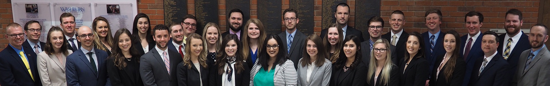 Photograph: Washburn Law Journal volume 58 board of editors and staff.